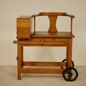 Edwardian Golden oak Jockey Scales by C. Stevens & Sons London Mobile Device F-1546