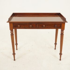 Antique Victorian Walnut Writing Table, Desk, Scotland 1870, H1203
