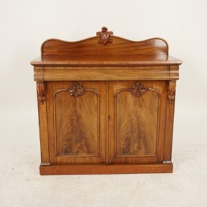 Antique Victorian Walnut Chiffonier, Sideboard Buffet, Scotland 1880, F-1208