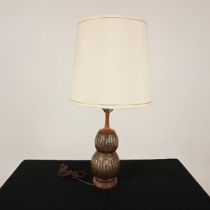 Vintage Copper Lamp and Shade, American 1940, F-925