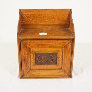 Victorian Tiger Oak Smokers, Collectors Box, Scotland 1900, F-1062