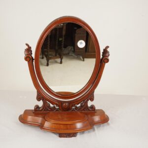 Antique Victorian Walnut Dressing Table Mirror: Scotland, 1880