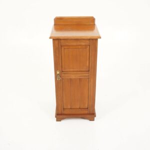 Ant. Victorian Walnut Nightstand, Bedside Lamp Table, Scotland 1880, F-710