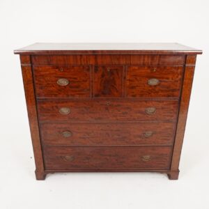 Antique Mahogany Gentlemen's Secretaire Chest, Scotland 1830, F-125