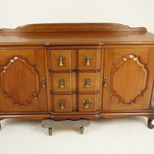 Antique Walnut Sideboard, Buffet"James Laird & Son Glasgow Scotland 1920 F-073