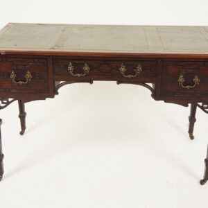 Antique Edwardian Walnut Ladies Writing Desk, Table, Maple & Co. London, England 1900 F-1282