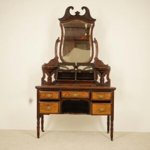 Late Victorian Walnut Vanity - Scotland 1870 F-1522
