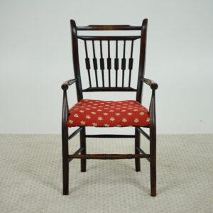 Antique Victorian Walnut Childs Arm Chair Scotland 1850 F-1608