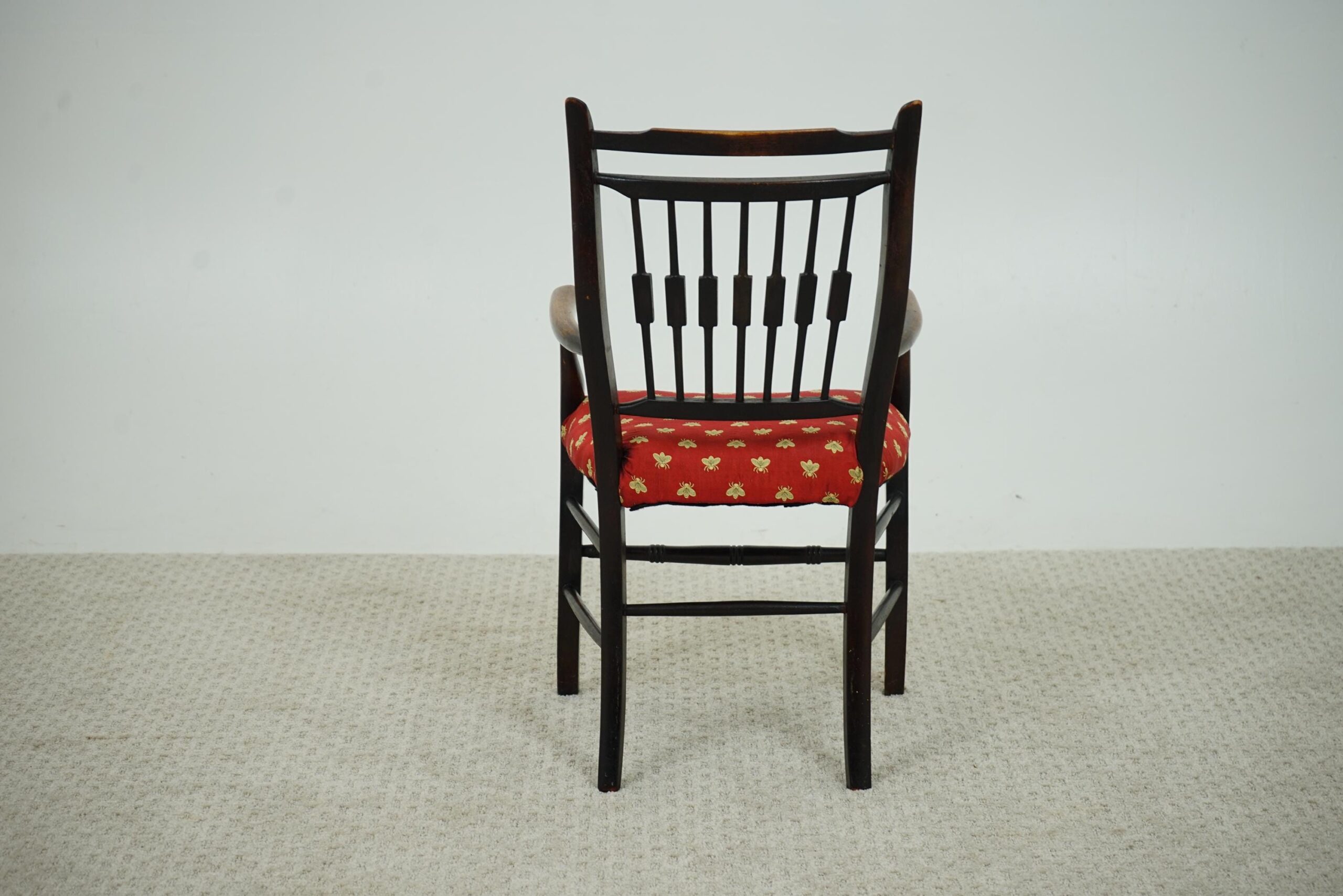 Antique Victorian Walnut Childs Arm Chair Scotland 1850 F-1608 - Image 7