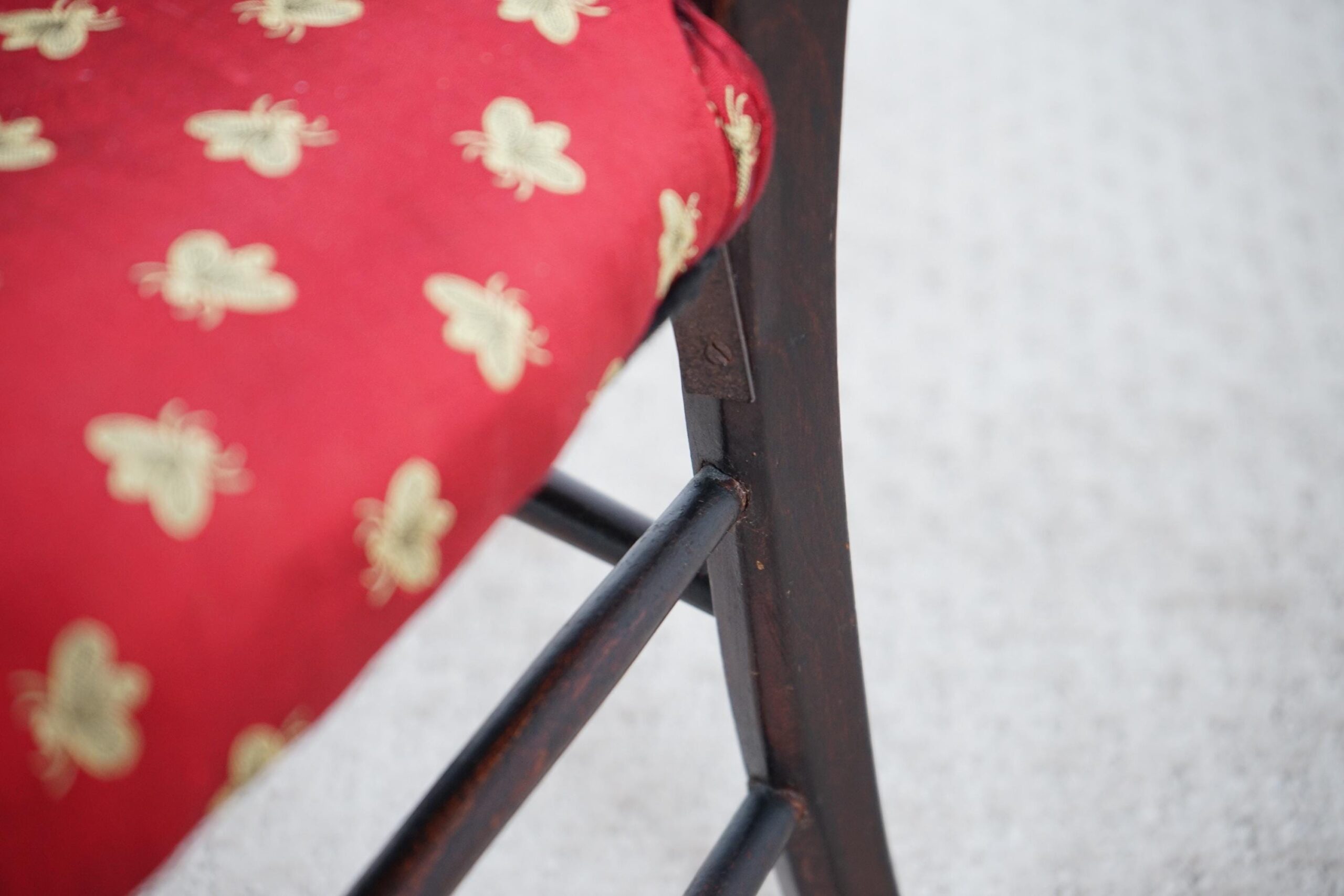 Antique Victorian Walnut Childs Arm Chair Scotland 1850 F-1608 - Image 5