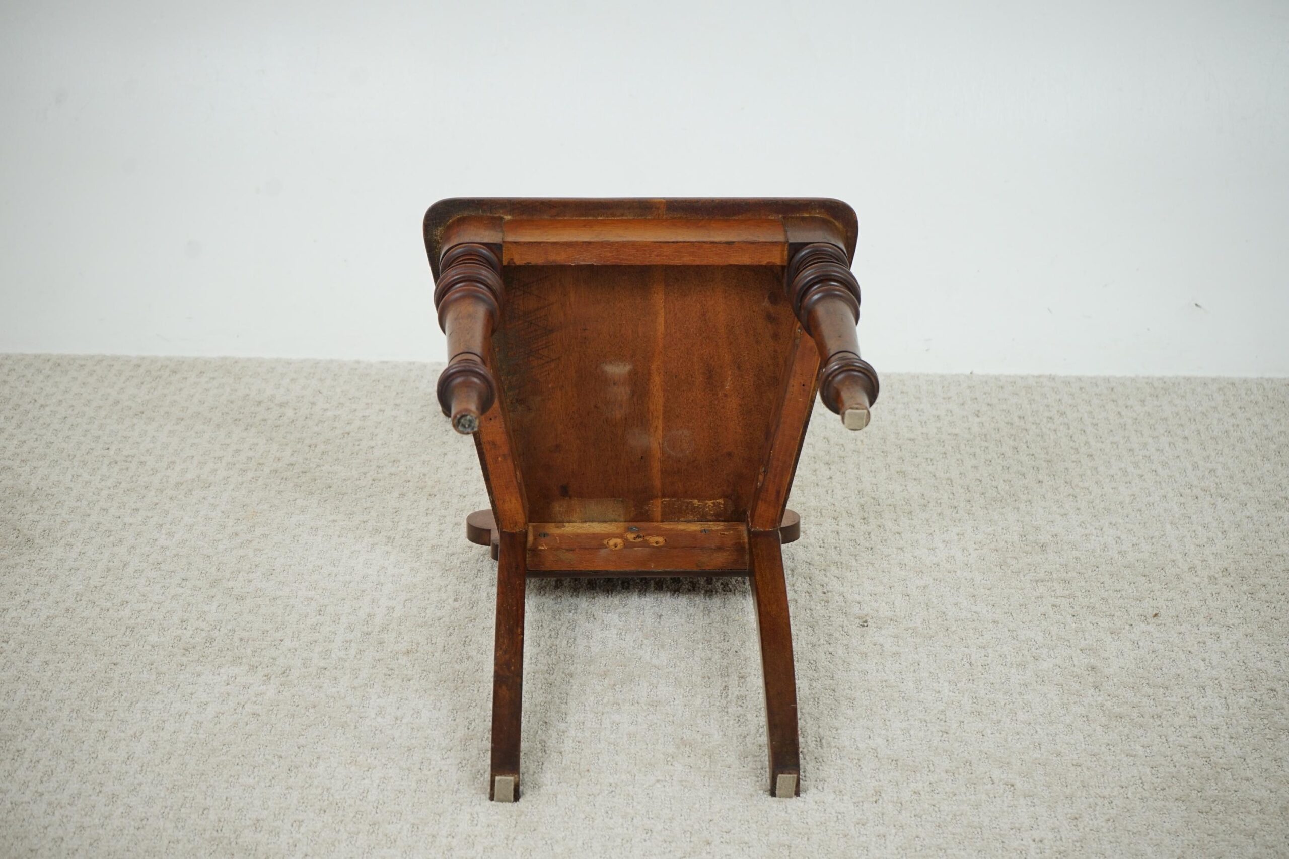 19th Century Carved Walnut Hall Chair - Scotland 1870 F-1620 - Image 16