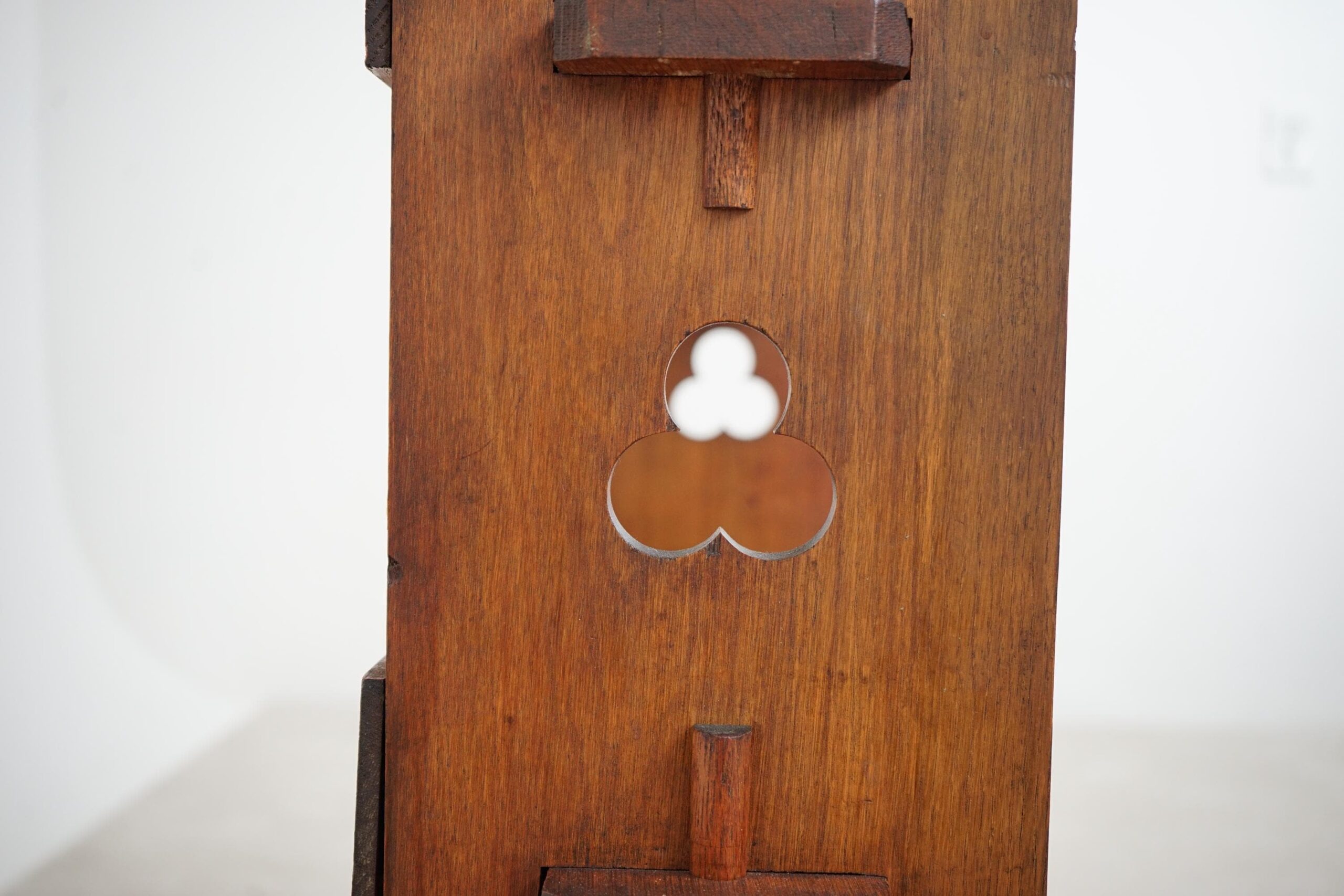 Arts & Crafts Oak Liberty Sedley Bookcase, Pegged Construction 4 Shelves England 1905 F-1629 - Image 14