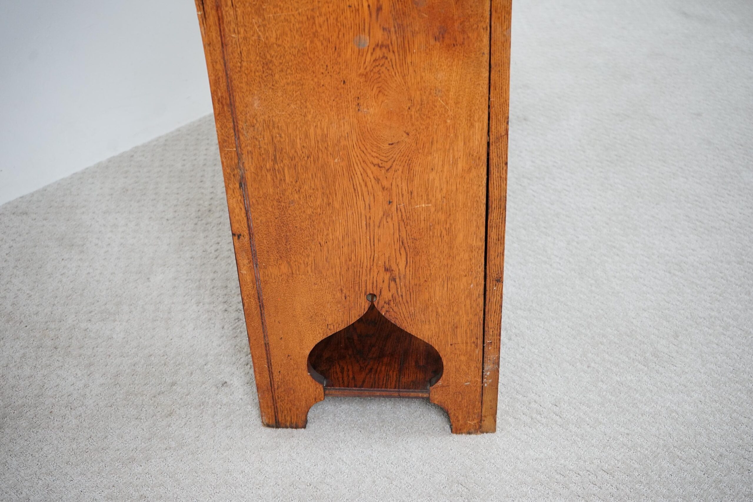 Antique Carved Oak Three Paneled Coffer, Trunk, Chest Scotland 1890 F-1642 - Image 15