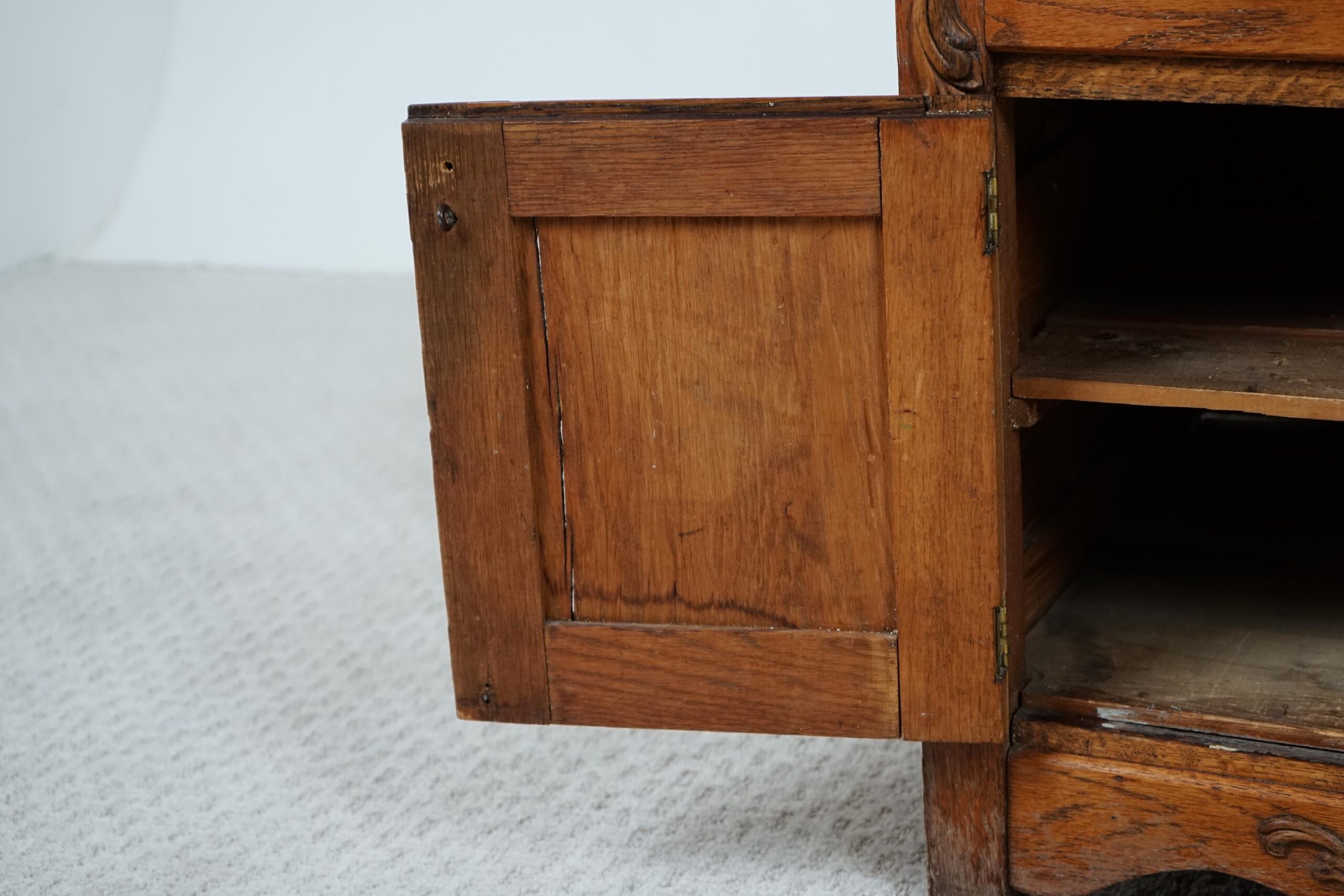 Antique Oak Washstand, Nightstand, Chest, Cupboard American 1900 F-1641 - Image 12