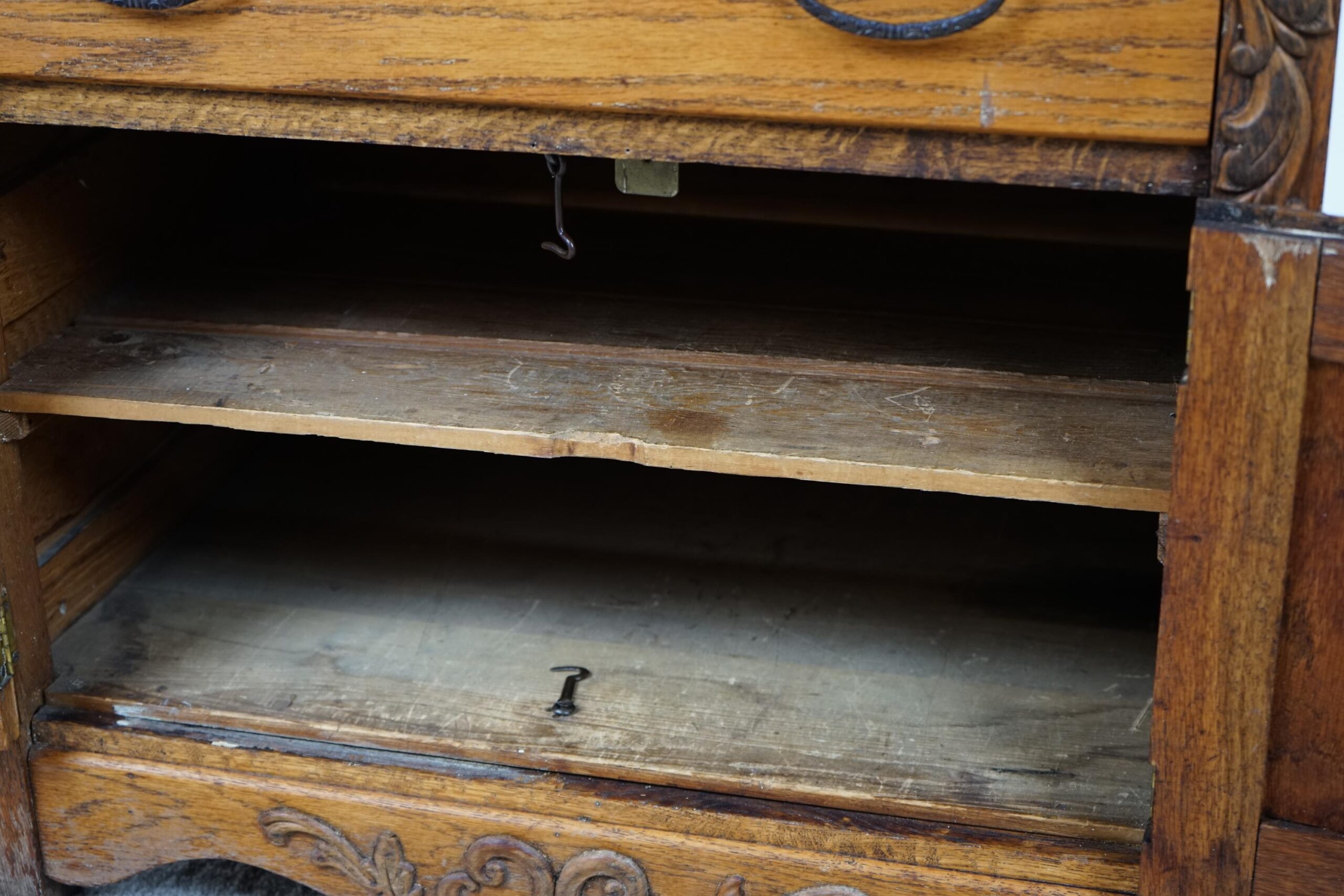 Antique Oak Washstand, Nightstand, Chest, Cupboard American 1900 F-1641 - Image 11