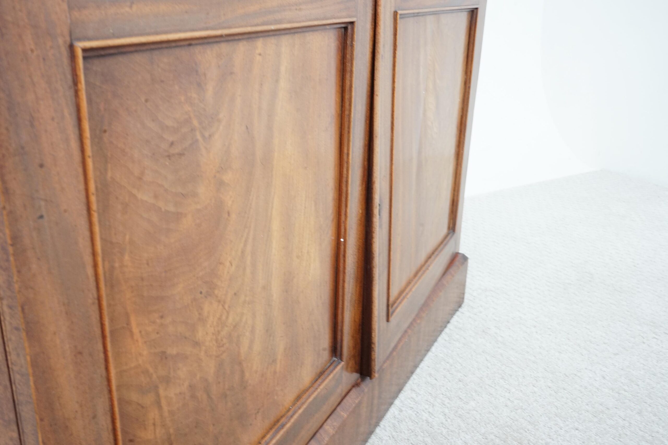 Antique Walnut Secretaire Bookcase, Display Cabinet - Scotland 1870 F-1662 - Image 19